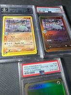 Pokémon - 3 Graded card - Donphan, Grass Energy PSA 8 Foil,, Nieuw