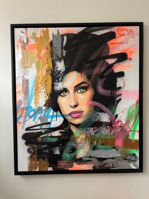 Utopia - Amy Winehouse One Love, Antiquités & Art, Art | Peinture | Moderne
