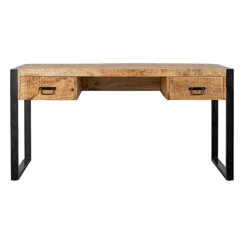 Bureau Mangohout Bureau Britt 150 cm, Huis en Inrichting, Bureaus, Nieuw, Verzenden