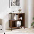 vidaXL Boekenkast 72x28x77,5 cm bewerkt hout bruin, Huis en Inrichting, Verzenden, Nieuw