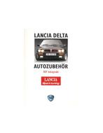 1989 LANCIA DELTA HF INTEGRALE AUTOZUBEHÖR BROCHURE DUITS, Boeken, Auto's | Folders en Tijdschriften, Nieuw, Ophalen of Verzenden