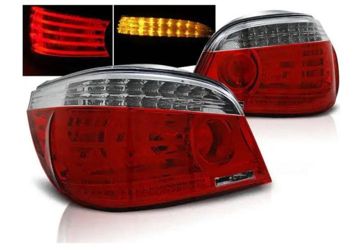 LED achterlichten Red White geschikt voor BMW E60, Auto-onderdelen, Verlichting, Nieuw, BMW, Verzenden