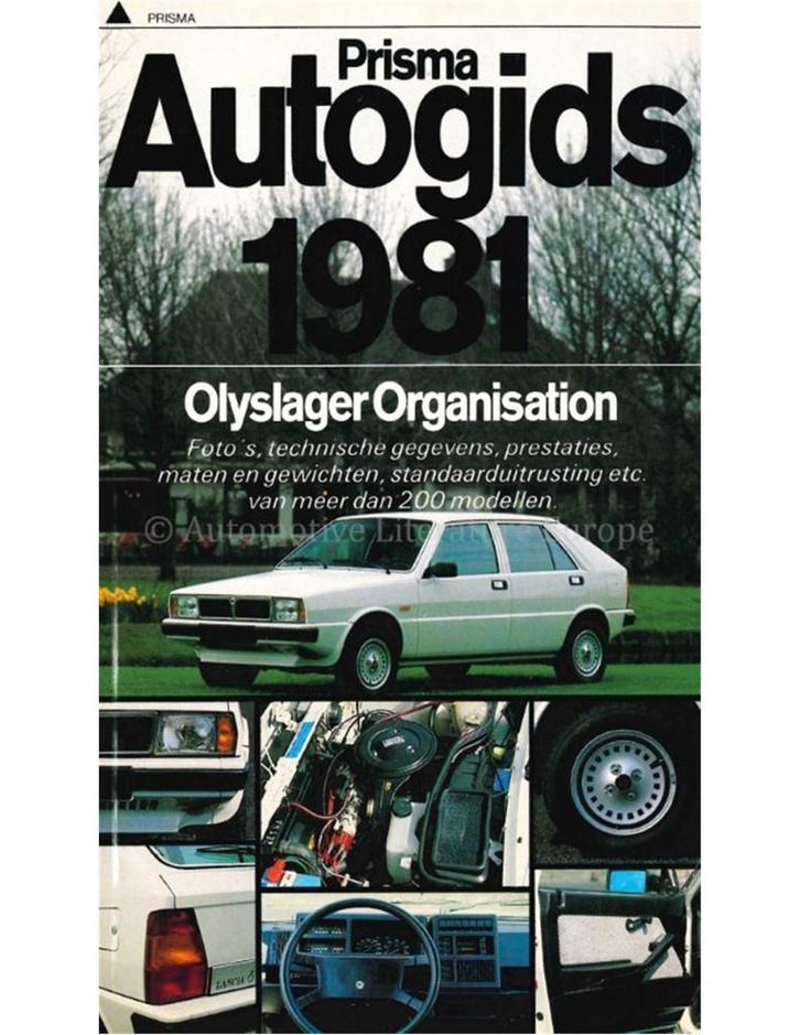 1981 PRISMA AUTOGIDS NEDERLANDS, Boeken, Auto's | Folders en Tijdschriften