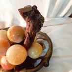 Centre de table (2) - Laiton, Verre - Plateau Liberty avec