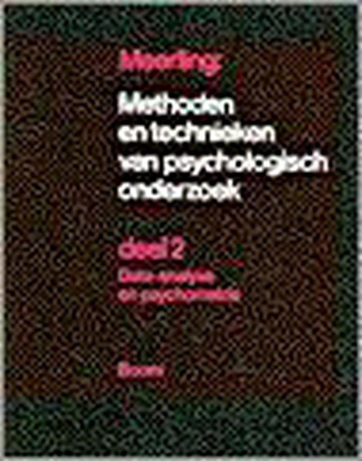Methoden en technieken van psychologisch onderzoek Meerling, Boeken, Psychologie, Gelezen, Verzenden