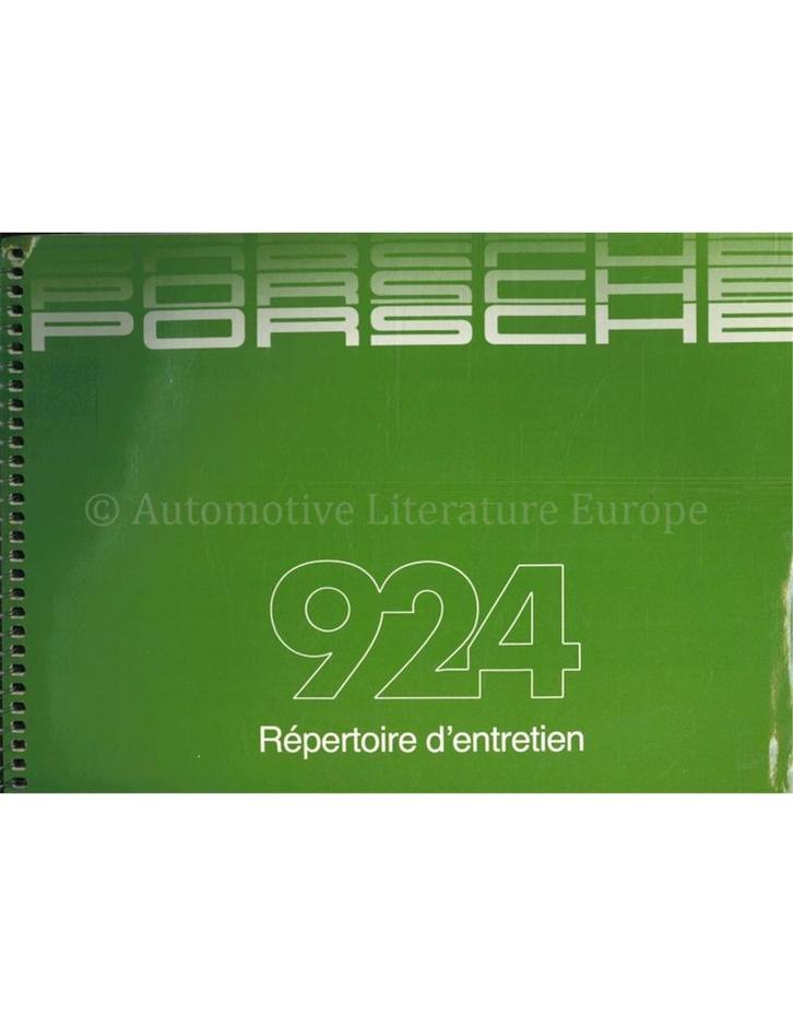 1983 PORSCHE 924 INSTRUCTIEBOEKJE FRANS, Auto diversen, Handleidingen en Instructieboekjes