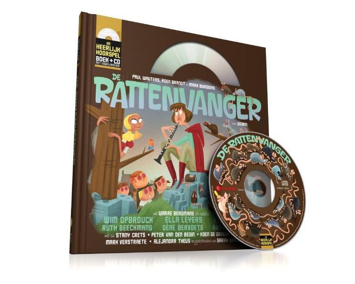 De rattenvanger / Heerlijk hoorspel / 13 9789079040483, Boeken, Kinderboeken | Kleuters, Zo goed als nieuw, Verzenden