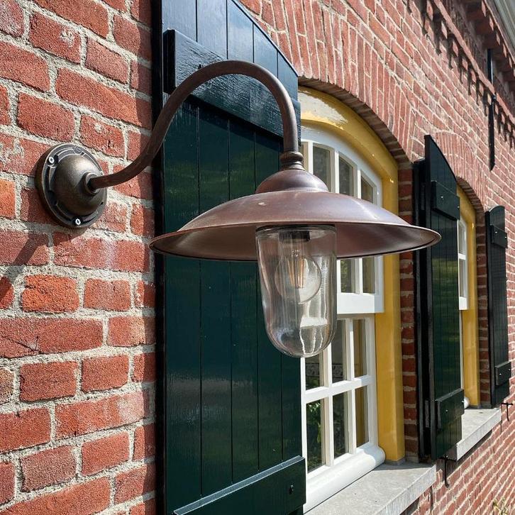 Stal- &amp; Boerderijlampen Vienna I Stallamp Koper, Tuin en Terras, Buitenverlichting, 50 tot 250 watt, Nieuw, Overige materialen