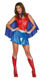 Super Woman Kostuum Dames, Kleding | Dames, Nieuw, Verzenden
