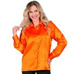 Disco 70S Blouse Oranje, Kleding | Dames, Verzenden, Nieuw
