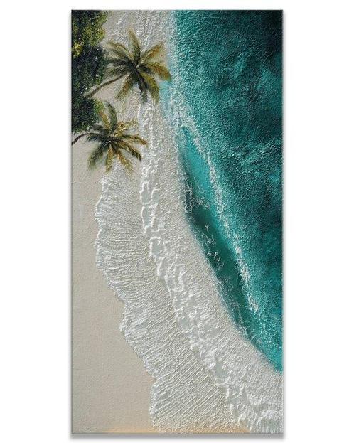 CleliaArt - Palm Wave, Antiek en Kunst, Kunst | Schilderijen | Modern