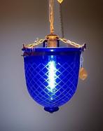Plafondlamp - Glazen lamp in de vorm van een lantaarn in, Antiek en Kunst
