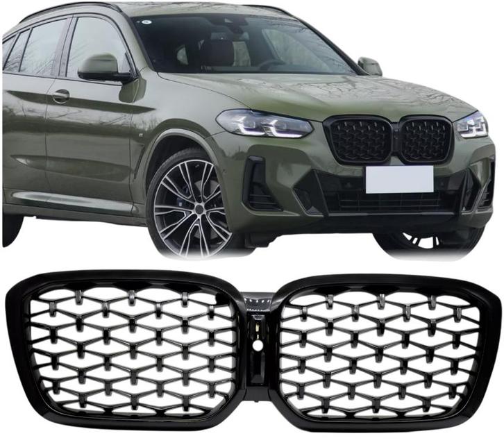 Grillen set | Nieren | BMW X3 G01 X4 G02 iX3 G08 | 2022+ | G, Auto-onderdelen, Carrosserie, Nieuw, BMW, Verzenden