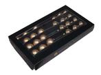 Kerstballen 4 cm op lange draad – bright gold (licht goud,, Nieuw