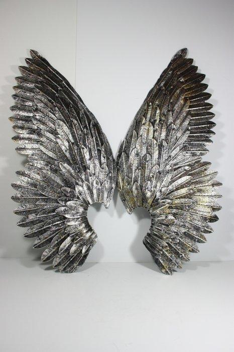 Decoratief ornament - PAIR OF LARGE ANGEL WINGS - 80CM -, Antiek en Kunst, Kunst | Designobjecten