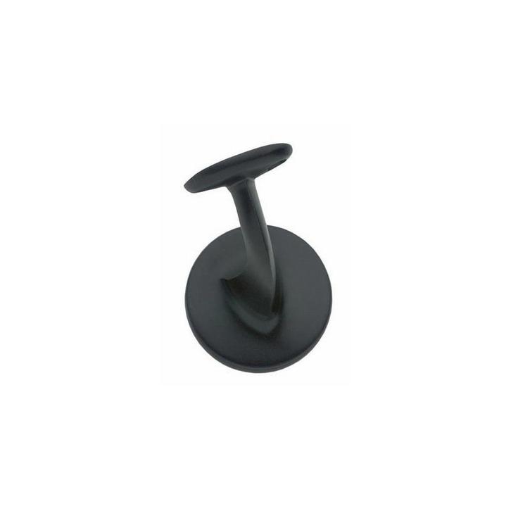 Trapleuning houder vlak zadel blind mat zwart, Doe-het-zelf en Bouw, Hang- en Sluitwerk, Overige typen, Nieuw, Koper of Messing