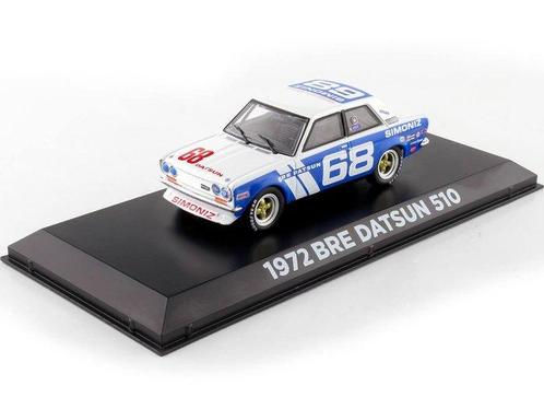 Greenlight 1:43 - Model raceauto - BRE Datsun 510 #68 1972 -, Hobby en Vrije tijd, Modelauto's | 1:5 tot 1:12