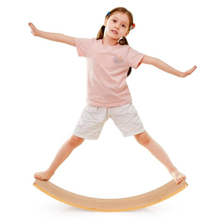 2dekans | Coast Wooden Balance Board Bamboo Board 90 x 30 x, Kinderen en Baby's, Speelgoed | Overig, Ophalen of Verzenden