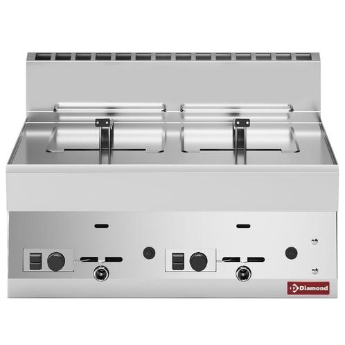Diamond Gasfriteuse 8+8 liter, Zakelijke goederen, Horeca | Keukenapparatuur, Ophalen of Verzenden