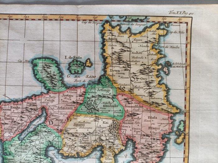 Azië - Japan; Jacques-Nicolas Bellin (1703-1772) - Carte de, Boeken, Atlassen en Landkaarten