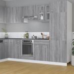 vidaXL Vitrinekast hangend Lyon 60x31x60 cm bewerkt hout, Huis en Inrichting, Verzenden, Nieuw