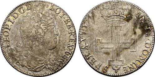 Testom 1711 Lothringen: Leopold I, 1690-1729:, Postzegels en Munten, Munten | Europa | Niet-Euromunten, België, Verzenden