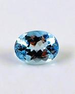 Aquamarijn  - 5.42 ct - Antwerp Laboratory for Gemstone, Nieuw