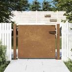 vidaXL Poort 105x80 cm cortenstaal, Tuin en Terras, Verzenden, Nieuw