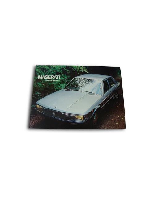 1974 MASERATI QUATTROPORTE II PORTFOLIO BROCHURE, Livres, Autos | Brochures & Magazines, Enlèvement ou Envoi