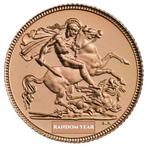 Royaume-Uni. British Gold Half Sovereign Queen Elizabeth II, Postzegels en Munten