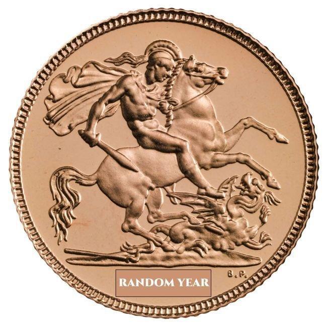 Royaume-Uni. British Gold Half Sovereign Queen Elizabeth II, Postzegels en Munten, Edelmetalen en Baren