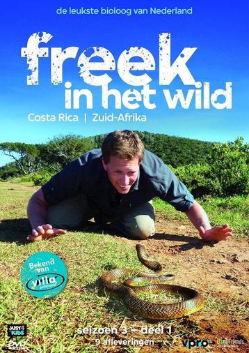 Freek in het wild Costa Rica en Zuid Afrika (dvd tweedehands, Ophalen of Verzenden