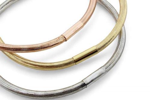 Armband - 18 karaat Geel goud, Roségoud, Witgoud, Handtassen en Accessoires, Armbanden