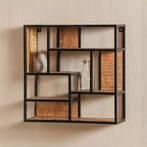 Wandrek Mangohout Bowi 60x60 cm, Huis en Inrichting, Woonaccessoires | Wandplanken en Boekenplanken, Verzenden, Nieuw