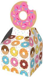 Donut Uitdeelbox 23cm 8st, Hobby en Vrije tijd, Verzenden, Nieuw