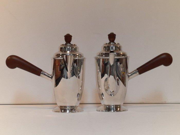 Service à café (2) - Argent - Birmingham 1938, Antiek en Kunst, Antiek | Zilver en Goud