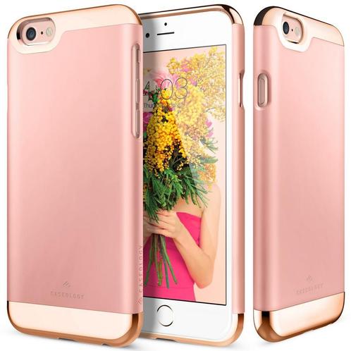 Caseology  Savoy Series iPhone 6S / 6 Rose Gold + Tempered, Télécoms, Téléphonie mobile | Housses, Coques & Façades | Apple iPhone