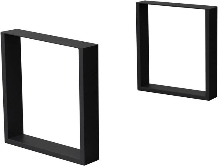 Tafelpoten salontafel - Metaal - 30x43 cm - Zwart - ECD Germ, Huis en Inrichting, Overige Huis en Inrichting, Verzenden