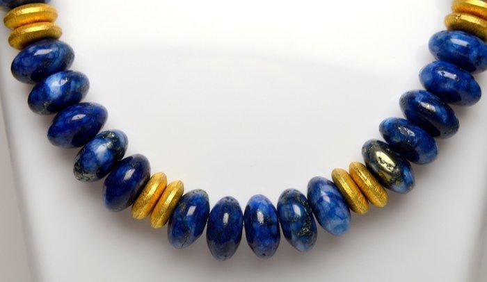 Lapis lazuli - Natuurlijke blauwe lapis lazuli met 925, Collections, Minéraux & Fossiles