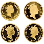 Îles Cook, Fidji. 1995/2006 - Gouden Munten (4 stuks), Postzegels en Munten, Munten | Europa | Niet-Euromunten