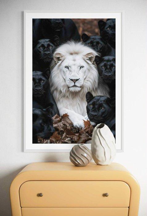 Rudy Barret - White King - XL, Antiek en Kunst, Kunst | Designobjecten