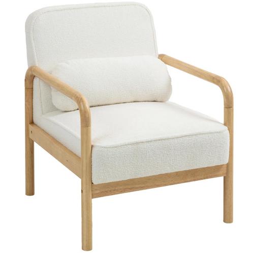 TRUUSK Loungestoel Fauteuil - Armleuningen - Houten Poten -, Huis en Inrichting, Stoelen, Verzenden