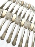 Orfèvrerie Roux Marquiand , verzilverd dessert bestek met