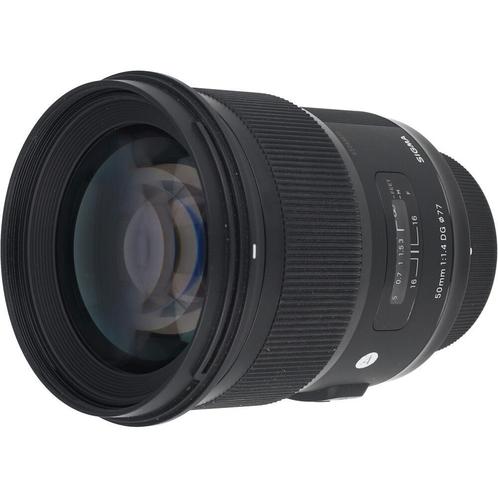 Sigma 50mm F/1.4 DG HSM ART Nikon FX occasion, Audio, Tv en Foto, Foto | Lenzen en Objectieven, Zo goed als nieuw, Verzenden