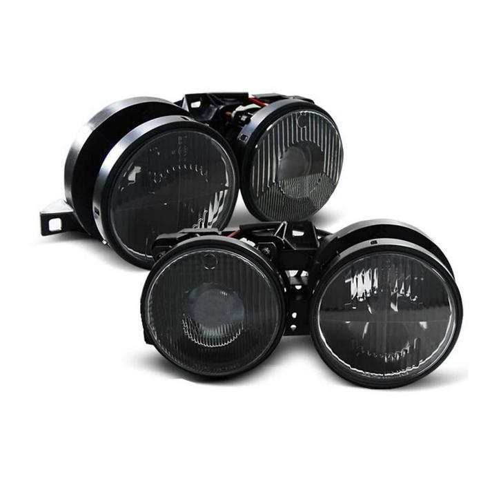 BMW 3-Serie E30 84-91 Koplampen Set Zwart, Auto-onderdelen, Verlichting, Nieuw, BMW, Ophalen of Verzenden