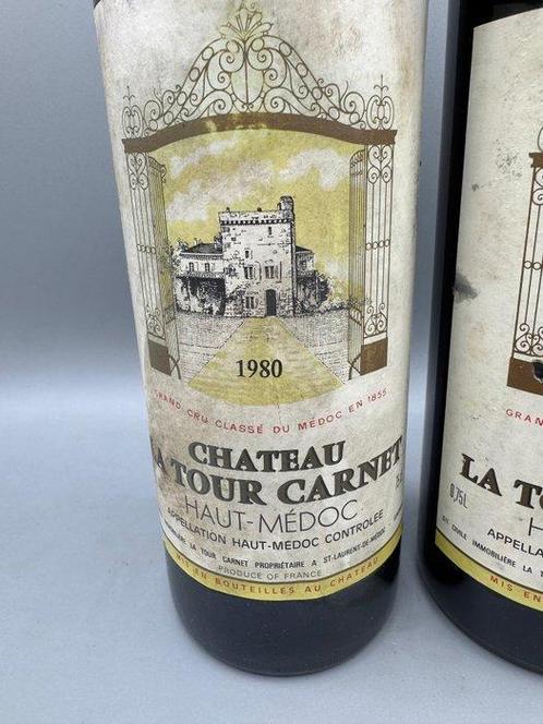 1980 Château la Tour Carnet - Haut-Médoc 4ème Grand Cru, Verzamelen, Wijnen