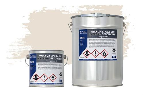 Wixx 2K Epoxy 650 Extreme Betoncoating RAL 9001 | Crèmewit, Doe-het-zelf en Bouw, Verf, Beits en Lak, Nieuw, Verzenden