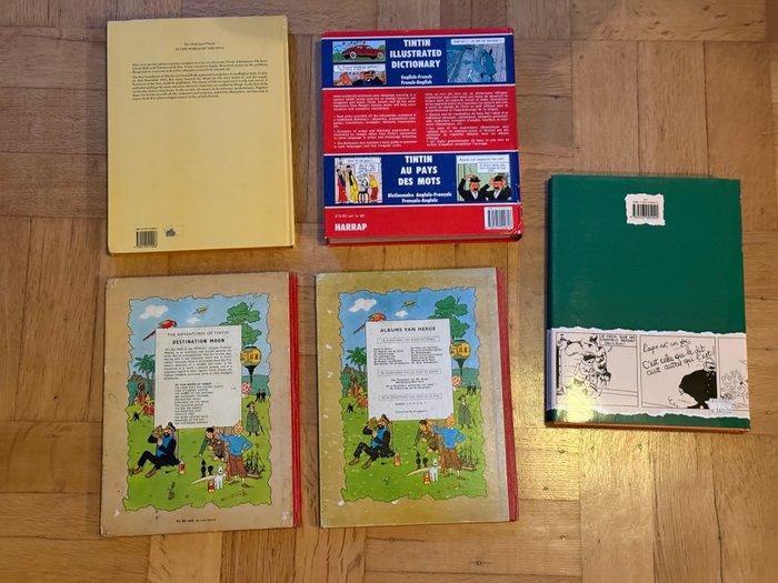 Tintin - 5 Album - Éditions diverses - 1989, Livres, BD | Comics