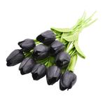 Kunst Boeket - Tulpen Zijden Bloemen Tulp Luxe Boeketten, Huis en Inrichting, Woonaccessoires | Kunstplanten en Kunstbloemen, Verzenden