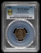 Verenigd Koninkrijk. Victoria. 6 Pence 1887 - PCGS MS64, Postzegels en Munten